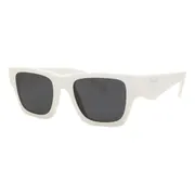 Prada PR A06S 17K08Z, White frame, Dark Grey lenses, view 2