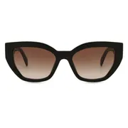Prada PR A09S 1AB0A6, Black frame, Gradient Brown lenses, view 1