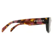 Prada PR A09S 12O10D, Brown frame, Light Brown lenses, view 3