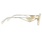 Prada PR A53V ZVN1O1, Gold frame, view 3