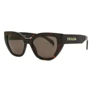 Prada PR A09S 16N5Y1, Tortoiseshell frame, Dark Brown lenses, view 2