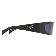 Prada PR A19S 1BO40G, Black frame, Dark Violet lenses, view 3