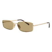 Prada PR A60S 5AK70G, Gold frame, Olive Green lenses, view 2