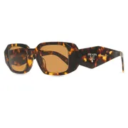 Prada PR 17WSF Asian Fit VAU2Z1, Tortoiseshell frame, Dark Brown lenses, view 2