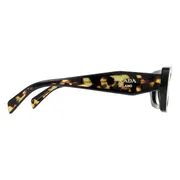Prada PR B05S 3890A7, Black frame, Gradient Grey lenses, view 3