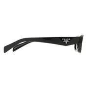 Prada PR B06S 16K08Z, Black frame, Dark Grey lenses, view 3