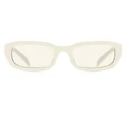 Prada PR B06S 26A40I, White frame, Light Grey lenses, view 1