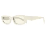 Prada PR B06S 26A40I, White frame, Light Grey lenses, view 2