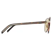 Prada PR B57S 21E10R, Tortoiseshell frame, Yellow lenses, view 3