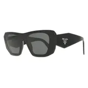 Prada PR B18S 16K08Z, Black frame, Dark Grey lenses, view 2
