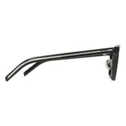 Prada PR C01SD Asian Fit 16K731, Black frame, Dark Grey lenses, view 3