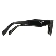 Prada PR C07S 16K90A, Black frame, Gradient Grey lenses, view 3