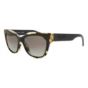 Prada PR 23XS 3890A7, Black frame, Grey lenses, view 2