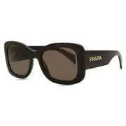 Prada PR A08S Polarized 16N5Y1, Tortoiseshell frame, Dark Brown Polarized lenses, view 2