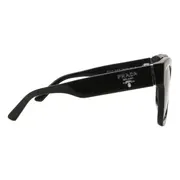 Prada PR 17ZS 1AB09S, Black frame, Grey lenses, view 3