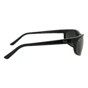 Ray-Ban RB2027 Predator 2 Polarized 601/W1, Black frame, Grey Mirror lenses, view 3