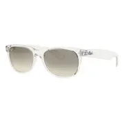 Ray-Ban RB2132 New Wayfarer 677432, Clear frame, Gradient Grey lenses, view 2