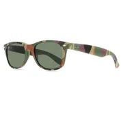 Ray-Ban RB2132 New Wayfarer 682331, Green/Green Camouflage frame, Green lenses, view 2