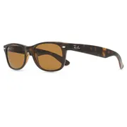 Ray-Ban RB2132 New Wayfarer 710, Light Havana frame, Brown lenses, view 2