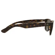 Ray-Ban RB2132 New Wayfarer 902L, Tortoiseshell frame, Green lenses, view 3