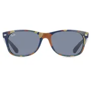 Ray-Ban RB2132 New Wayfarer 6824R5, Blue/Blue Camouflage frame, Blue lenses, view 1