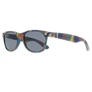 Ray-Ban RB2132 New Wayfarer 6824R5, Blue/Blue Camouflage frame, Blue lenses, view 2