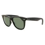 Ray-Ban RB2140 Original Wayfarer Polarized 901/58, Black frame, Green lenses, view 2