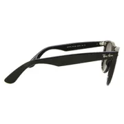 Ray-Ban RB2140 Original Wayfarer Polarized 901/58, Black frame, Green lenses, view 3