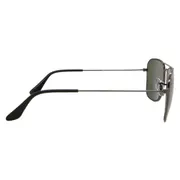 Ray-Ban RB3136 Caravan 004, Grey frame, Green lenses, view 3