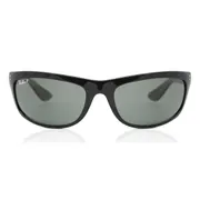 Ray-Ban RB4089 Balorama Polarized 601/58, Black frame, Crystal Green lenses, view 1