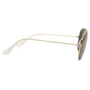 Ray-Ban RB3025 Aviator Large Metal Polarized 919648, Gold frame, Black lenses, view 3