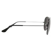 Ray-Ban RB3025 Aviator Large Metal Polarized 002/48, Black frame, Black lenses, view 3
