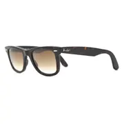 Ray-Ban RB2140 Original Wayfarer 902/51, Tortoiseshell frame, Gradient Brown lenses, view 2