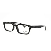Ray-Ban RX5017A Asian Fit 2000, Shiny Black frame, Clear lenses, view 2