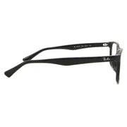 Ray-Ban RX5315D Asian Fit 2000, Shiny Black frame, Clear lenses, view 3