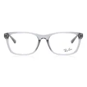 Ray-Ban RX5315D Asian Fit 8268, Transparent Grey frame, Clear lenses, view 1