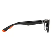 Ray-Ban RX7025 5417, Black frame, Clear lenses, view 3