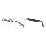 Ray-Ban RX7025 5943, Clear frame, Clear lenses, view 2