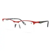 Ray-Ban RX8416M Ferrari F045, Red/Black frame, Clear lenses, view 2