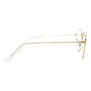 Ray-Ban RX3857V Frank 3086, Gold frame, Clear lenses, view 3