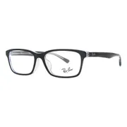 Ray-Ban RX5318D Asian Fit 2034, Black Transparent frame, Clear lenses, view 2