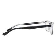 Ray-Ban RX5318D Asian Fit 2034, Black Transparent frame, Clear lenses, view 3