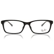 Ray-Ban RX5318D Asian Fit 2000, Black frame, Clear lenses, view 1