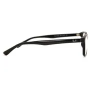 Ray-Ban RX5318D Asian Fit 2000, Black frame, Clear lenses, view 3