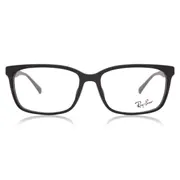 Ray-Ban RX5319D Asian Fit 2477, Matte Black frame, Clear lenses, view 1