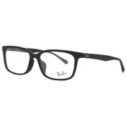 Ray-Ban RX5319D Asian Fit 2477, Matte Black frame, Clear lenses, view 2