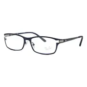 Ray-Ban RX8727D Asian Fit 1061, Matte Dark Blue frame, Clear lenses, view 2