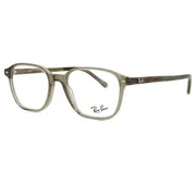 Ray-Ban RX5393 Leonard 8178, Transparent Green frame, Clear lenses, view 2