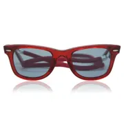Ray-Ban RB2140 Wayfarer 661456, Red frame, view 1