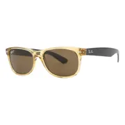 Ray-Ban RB2132 New Wayfarer Polarized 945/57, Brown frame, view 2